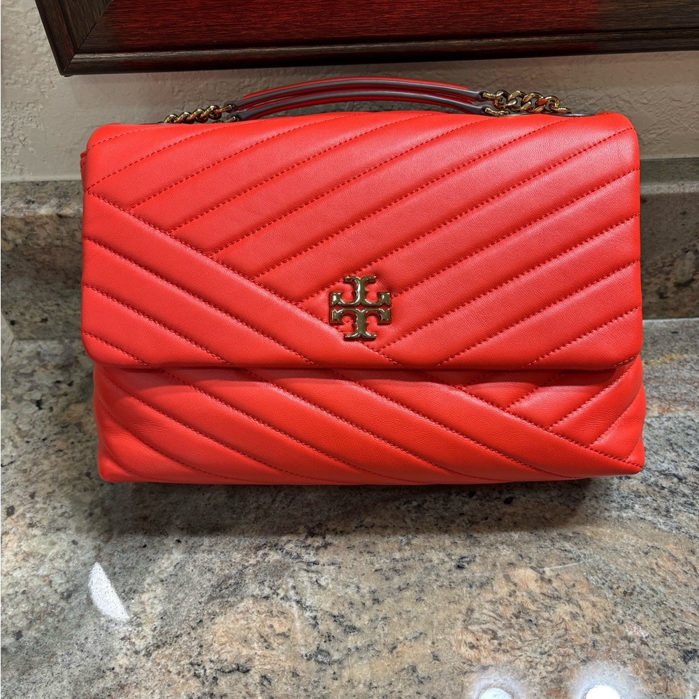 Tory Burch Red Quilted Women's Bag
